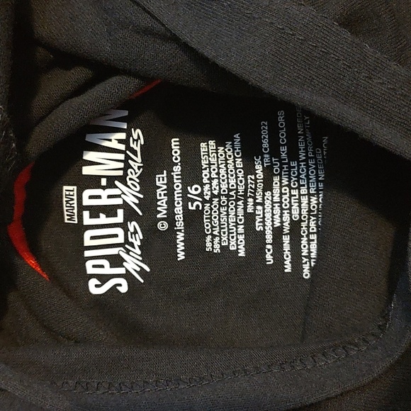 Spider-Man Miles Morales Hooded Tee - Picture 3 of 5